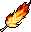 Flaming feather
