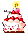 Angry Strawberry Cake